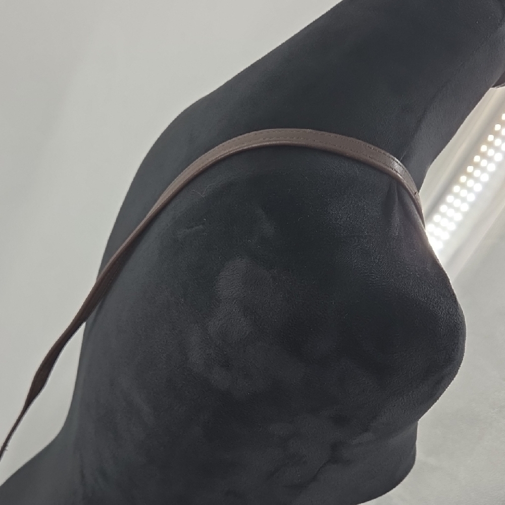 Small Dark Brown Fossil Leather Bag - Picture 12 of 16